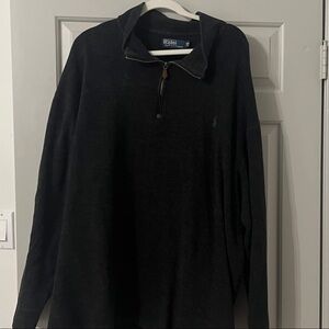 Polo by Ralph Lauren Black Crewneck Sweater